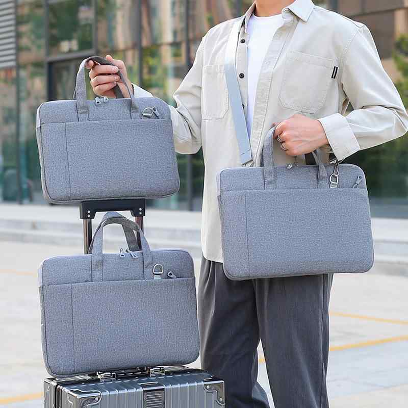 ビジネスバッグ 男性用 オックスフォード布 PCバッグ 大容量 撥水加工 軽量 手提げ 肩掛け 13インチ 14..