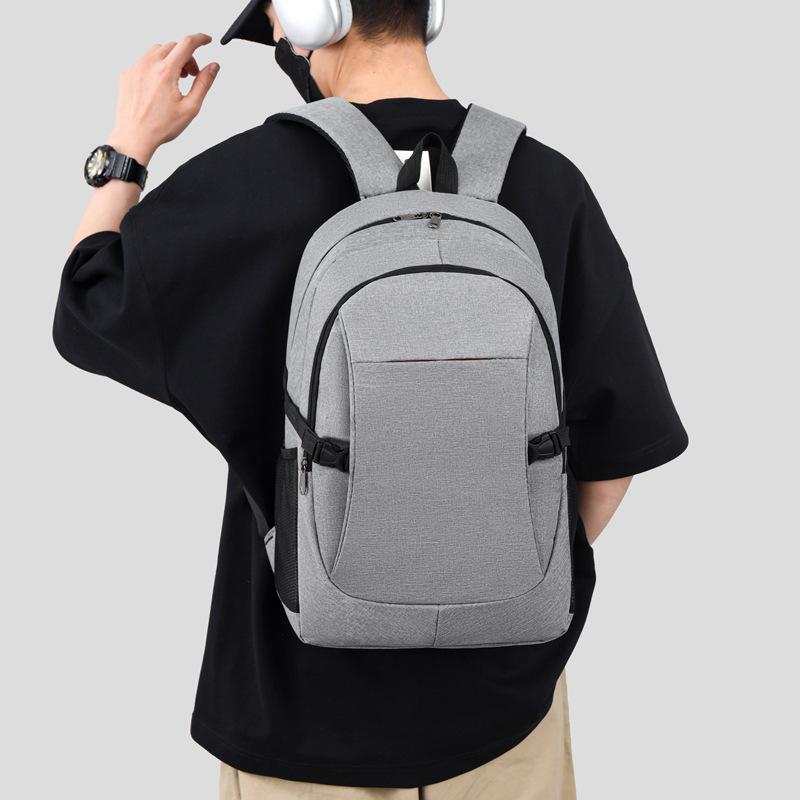 リュック メンズ 男性用 バックパック 鞄 ナイロン 大容量 通勤 通学 旅行 トラベル 出張 A4 PC収納 15インチ 軽量 撥水 無地 黒 ブラック(x2)