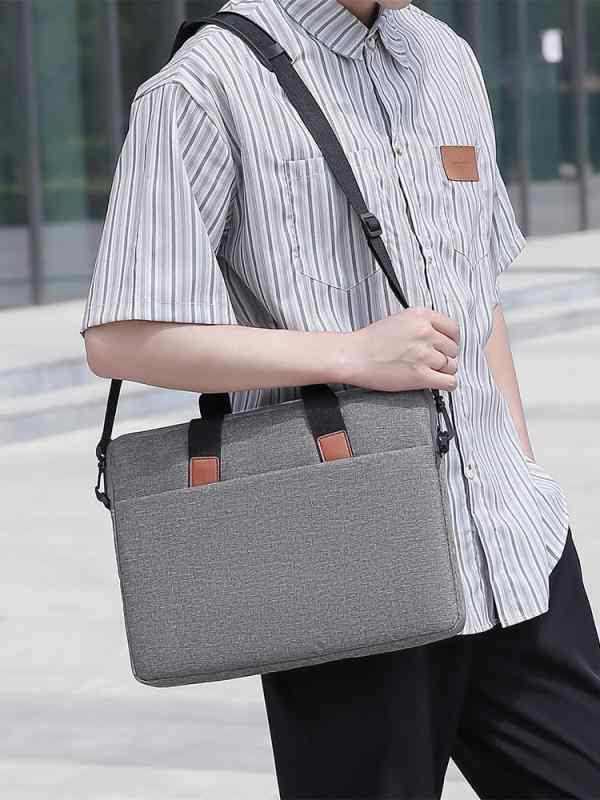 パソコンバッグ パソコンケース ビジネス 通勤 薄型 軽量 衝撃吸収 133インチ 14インチ 156インチ 16インチ グレー 黒 紺 淡ピンク 水色 紫 カーキ(x2)