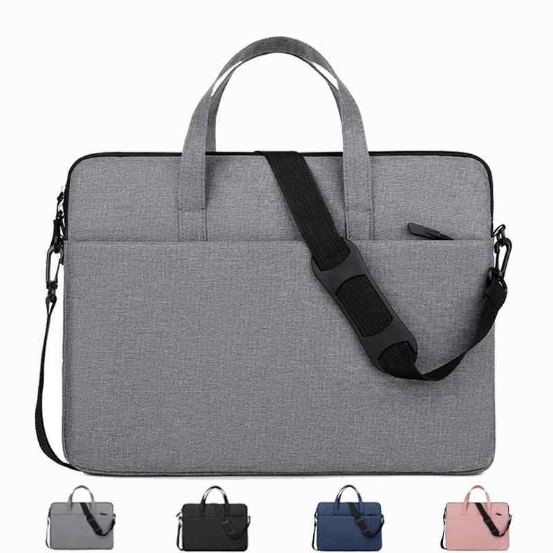 パソコンバッグ 男女兼用 防水 耐摩耗 衝撃吸収 16インチ グレー ピンク ブラック ブルー(x3)
