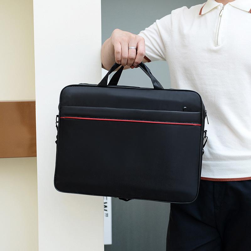 ビジネスバッグ 男性用 大容量 耐摩耗 多機能 会議 ファイルバッグ 14インチ 撥水 ナイロン製 通勤 出張 手提げ ショルダーバッグ