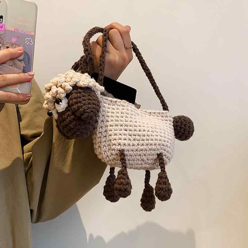 子供用バッグ かわいい 小羊 ぬいぐ