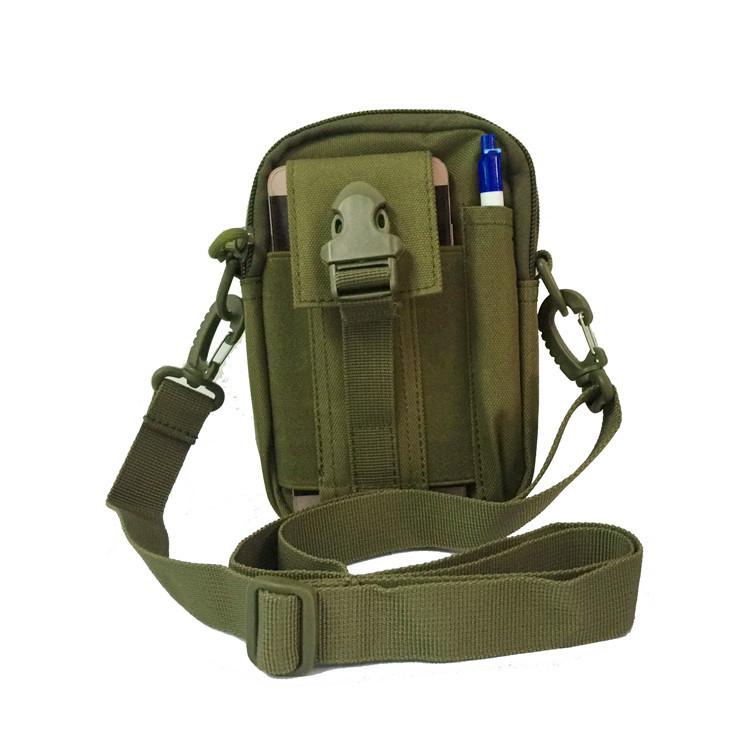 ウエストバッグ 男性用 迷彩柄 スポーツ アウトドア ミニバッグ ミリタリー 600D 撥水加工 ブラック ア..