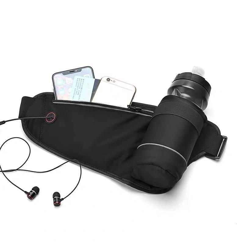 スポーツウエストポーチ 男性用 女性用 ランニング ジョギング 登山 大容量 防水 スマホ 水筒 ホルダー..