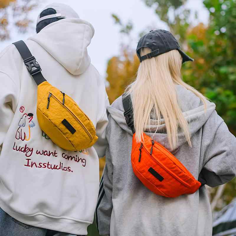 ボディバッグ メンズ レディース 大容量 オックスフォード布 無地 軽量 スポーツ ウエストバッグ ショ..