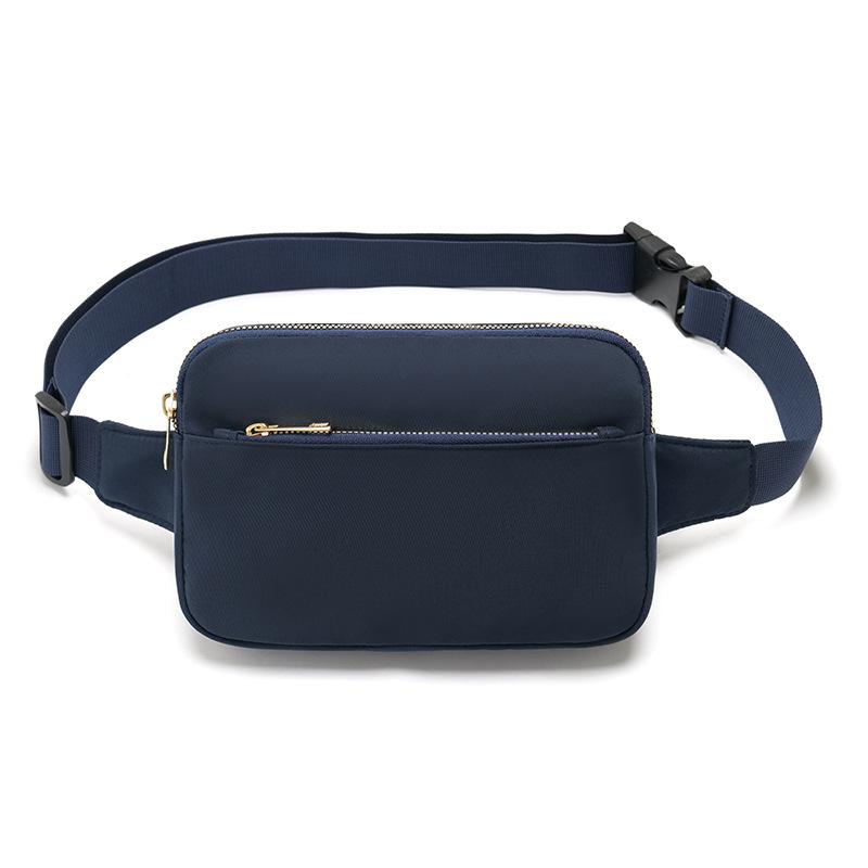 ウエストバッグ 男性用 防水 軽量 ナイロン 無地 撥水 鞄 アウトドア ワーク サイクリング ジム スポー..