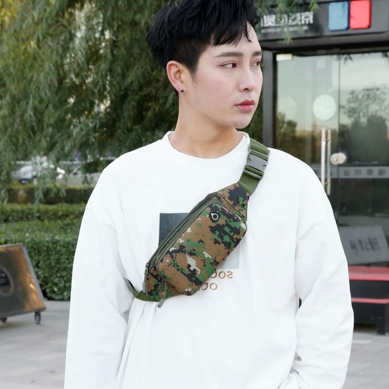 ウエストバッグ メンズ レディース 兼用 アウトドア スポーツ 迷彩 ボディバッグ 斜めがけ 軽量 ナイロ..