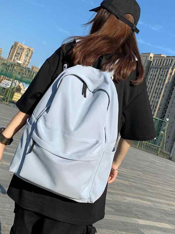 リュックサック 小学校 女の子 中学生 スクールバッグ ナイロン 大容量 通学 遠足 かわいい 無地 白 黒..