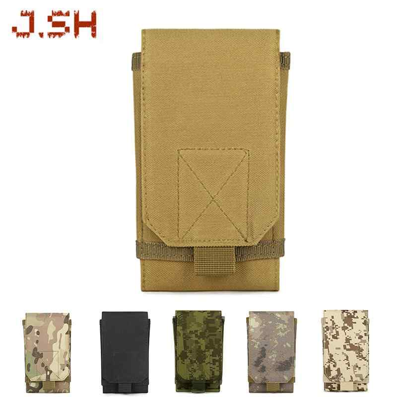 ウエストバッグ 男性用 5L スポーツ アウトドア 迷彩柄 スマホポーチ ミリタリー カーキ ブラック