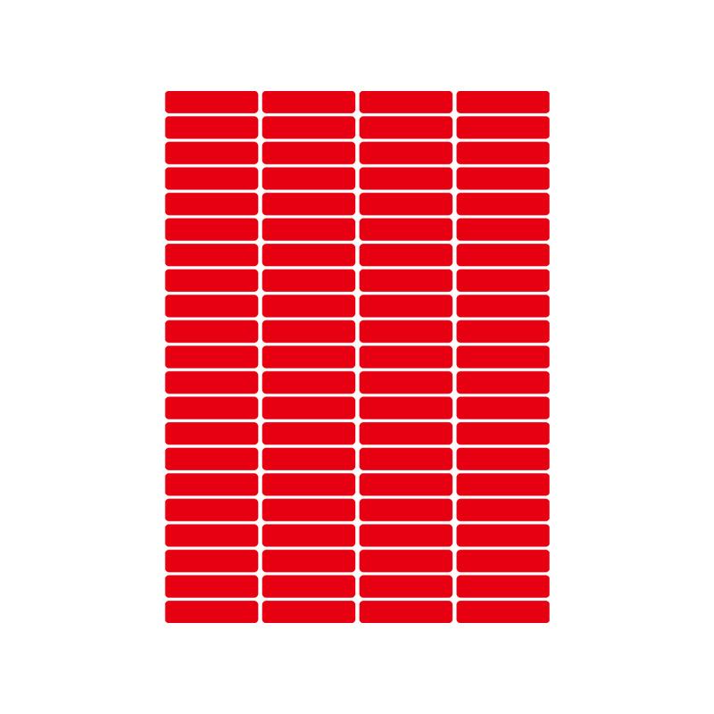 20個セット文房具 A4サイズ 学生用 手書き 宿題 分類ラベル カラー 名前シール ファイル グループ分け 色分け マーク用ステッカー