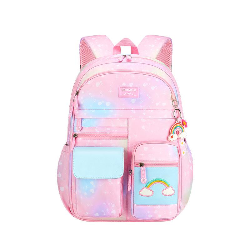 リュックサック 小学校 キッズ レインボー ランドセル 女の子 男の子 1年生 2年生 3年生 4年生 5年生 6..