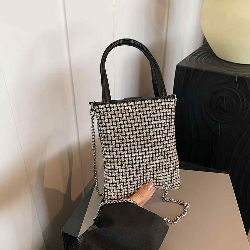 子供用ポシェット ショルダーバッグ ミニバッグ ラインストーン キラキラ かわいい 女の子 小さめ PUレ..