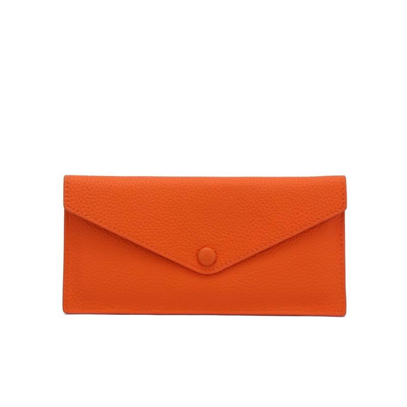 財布 レディース 革 長財布 大容量 薄型 カードケース 一体型 多機能 黒 湖水緑 オレンジ 口紅ピンク ..