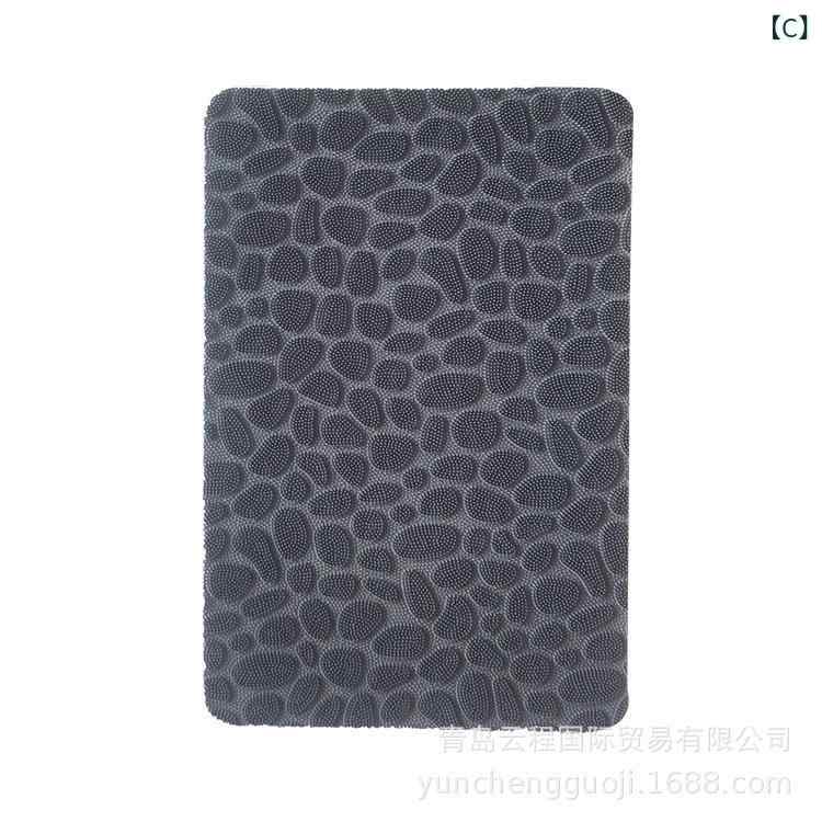 玄関マット エントランスマット ドアマット PVC 耐摩耗 滑り止め 屋外 室内 除塵 ストライプ レッド ブラウン ダークグレー 400mm 500mm 600mm 800mm(x2) [2]