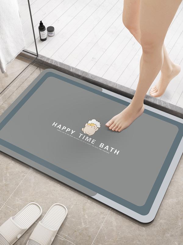 バスマット 浴室マット トイレマット 玄関マット 足拭きマット 浴槽マット 防滑マット 吸水マット 家庭用 混紡 洗える 星空グレー レトロブラック 静謐ブルー 桜ピンク 蝶翅ブルー 半円形 方形 楕円形 40 60 45 70 50 80 60 90