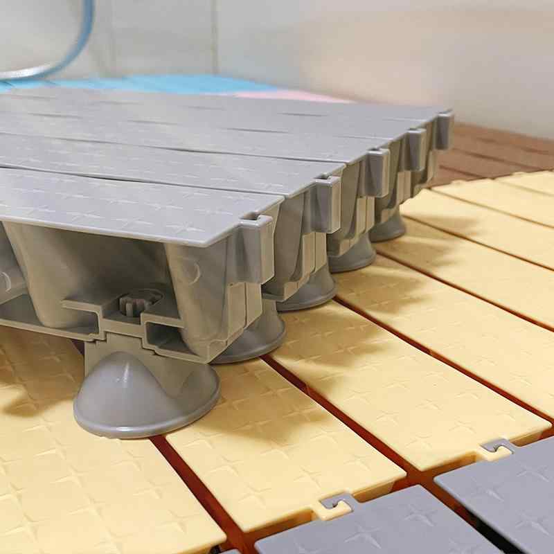 マット 浴室加高地墊 ベランダ 屋外 滑り止め 墊高 隔水 防潮 トイレマット 倉庫 地台板 グレー ブラック レモンイエロー スカイブルー..