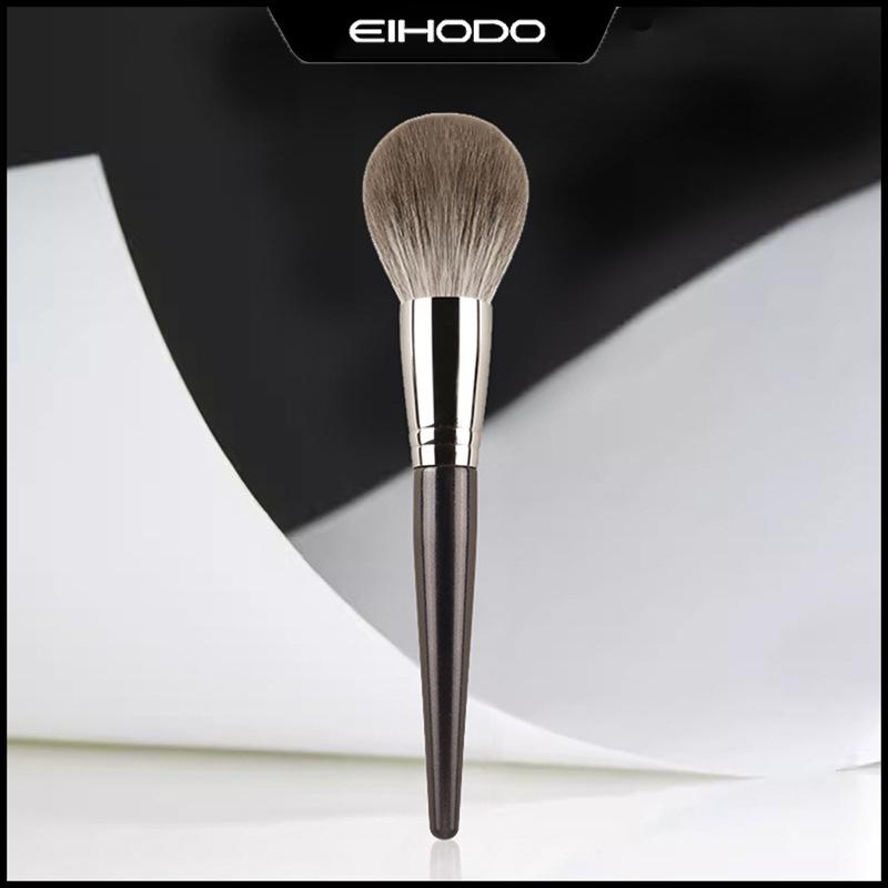 メイクブラシ フェイスブラシ 散粉刷 パウダーブラシ 羊毛 人工繊維 動物毛 大号 丸型 扁平型 灰リス毛 ブルーフォックス毛 化粧ブラシ
