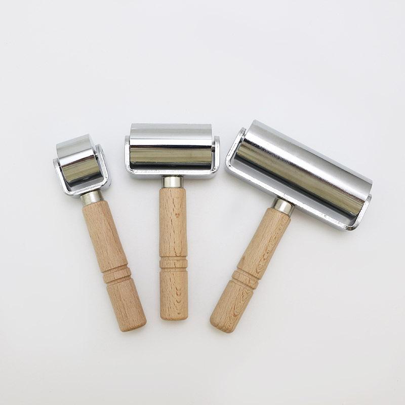 レザークラフト 道具 革工具 ローラー 圧着ローラー 炭素鋼 シルバー ゴールド レザークラフト工具 DIY..