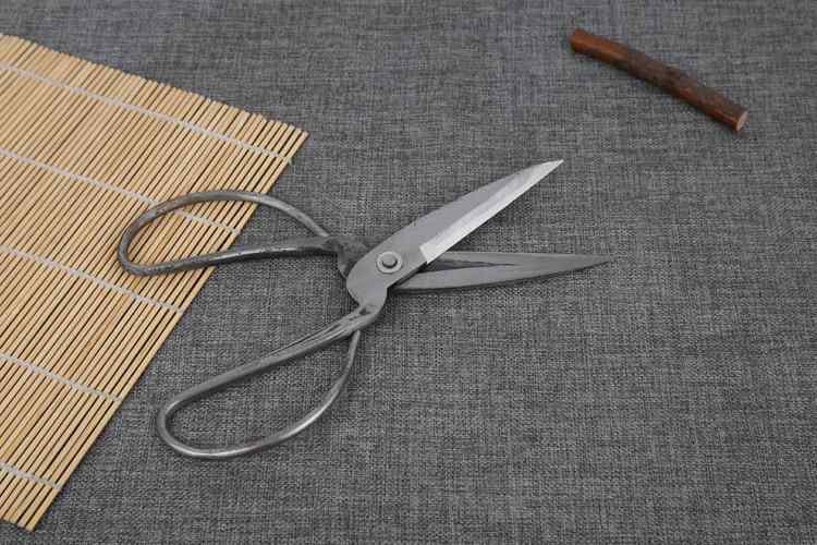 ハサミ 家庭用 鍛造 裁縫ハサミ 糸切りハサミ 金物 工具 白(x2)