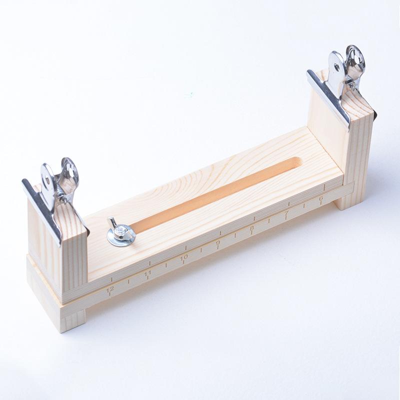 ブレスレット レディース メンズ 手作り 編み込み 調節可能 玉線 固定 補助 木製 編み機 ツール(x2)