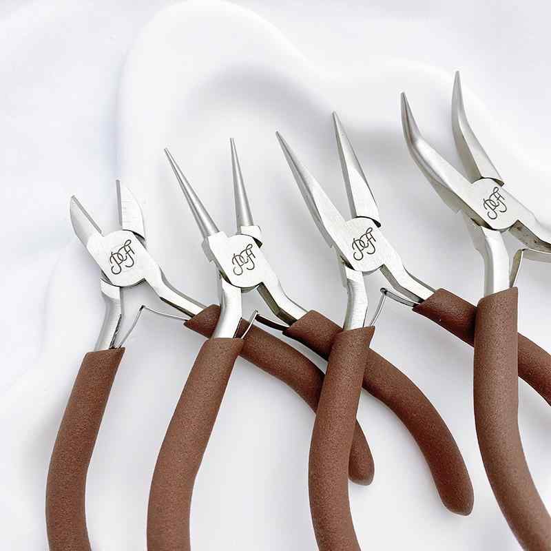 工具 DIY 手芸用 精密ペンチ ラジオペンチ ニッパー 丸ペンチ ワイヤークラフト アクセサリー パーツ ..