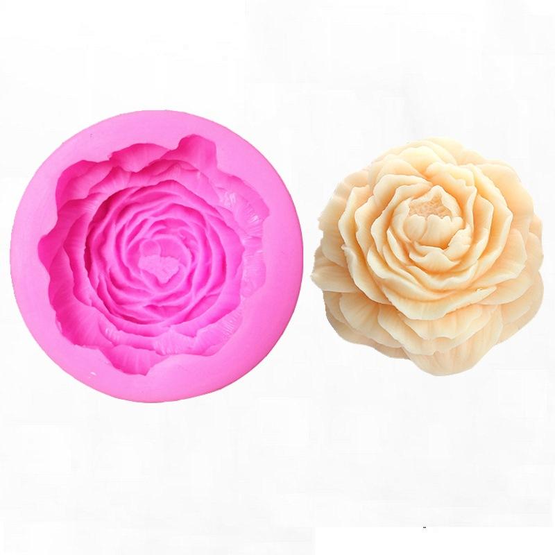 ケーキ型 レディース 牡丹 不規則形 シリコン製 ムースケーキ フォンダンケーキ デコレーション ツール..