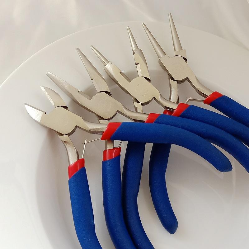 工具 レディース DIY 手芸用 クラフト アクセサリー 製作 ニッパー ラジオペンチ 丸ペンチ 斜めニッパ..