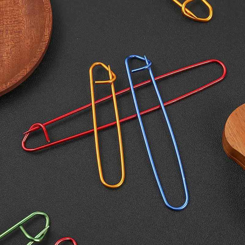 ピン レディース 手芸 DIY 編み物 用品 材料 カラフル 大きいサイズ アルミ製 ピン 6cm 9cm 12cm 15cm ..