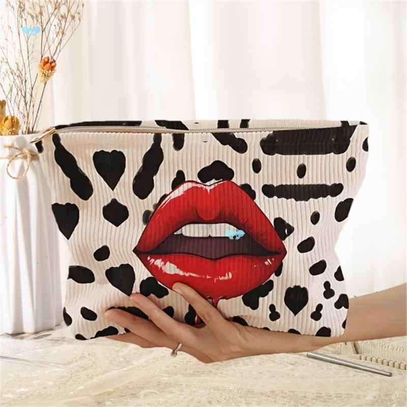 化粧ポーチ レディース ガールズ 女性用 ナイロン製 コスメポーチ メイクアップバッグ 白