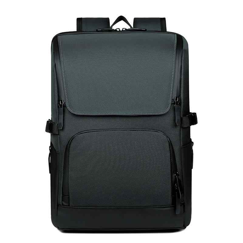 リュックサック メンズ レディース 大容量 防水 ビジネス 通勤 通学 旅行 出張 156インチ 16インチ ノートパソコン 鞄 カバン アーチ型肩ベルト 黒 ブラック 緑 グリーン(4)