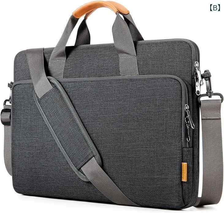 リモコンタウンエコ 楽天市場店のPCバッグ ビジネスバッグ 13インチ 14インチ 156インチ 防水 衝撃吸収 軽量 撥水 メンズ レディース 男女兼用 手提げ 肩掛け 通勤｜アングル3