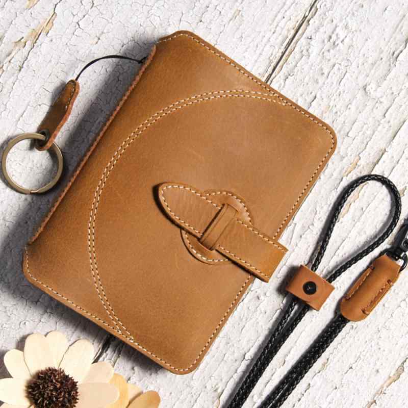 パスポートケース 多機能 男女兼用 革 旅行 携帯 紛失防止 RFID スキミング防止 深咖色 金棕 ブラック(x2)