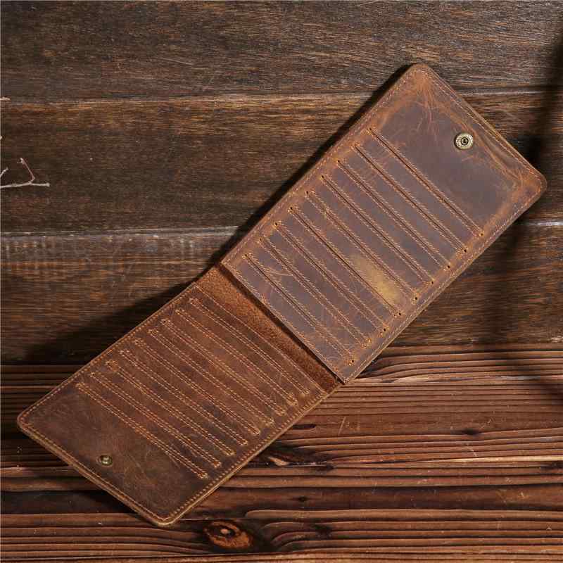 カードケース 男性用 紳士 革 疯马皮 パスポートケース カード入れ 札入れ 黄茶色 黒 ブラウン ブラック(x3)