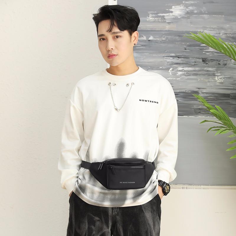 ウエストバッグ 男性用 オックスフォード 防水 ボディバッグ メンズ スマホ 大容量 撥水 ショルダーバ..