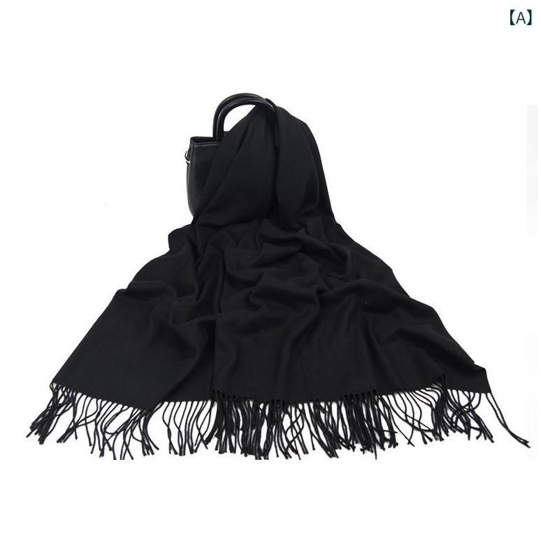 の マフラーの 女性 秋冬 色の グレー 保温の 赤 ショールの エアコンの タオルの フリンジの 男性の ..