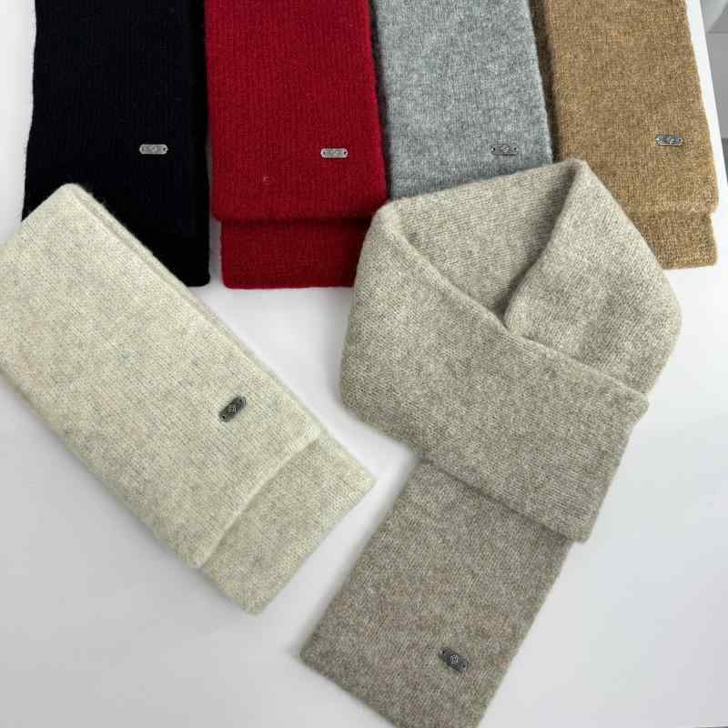 マフラー ネックウォーマー レディース メンズ 秋冬 ニット 無地 韓国 かわいい 保温 暖かい ベージュ ..