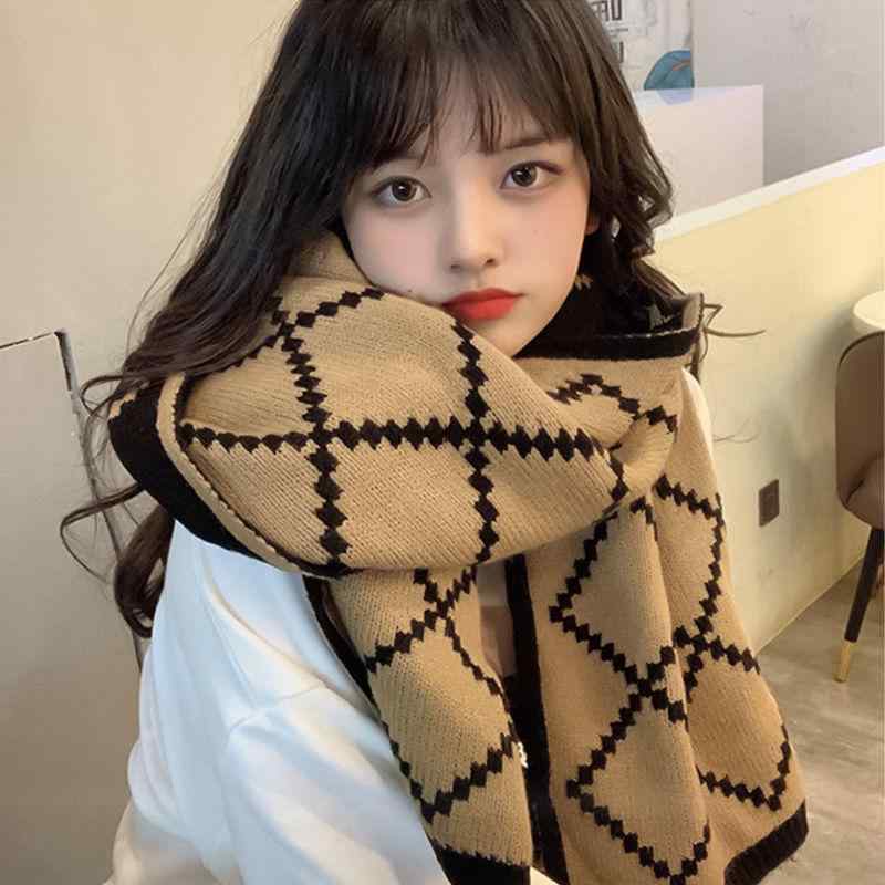 マフラー レディース メンズ 秋冬 ニット 厚手 大判 ストール ショール 暖かい 防寒 韓国 無地 ひざ掛..