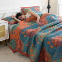 タオルケット レディース メンズ 三重ガーゼケット 綿 コットン 色織り ジャカード織 ブランケット ベッドカバー 春夏 秋冬 150 200cm 花柄 枕カバ...