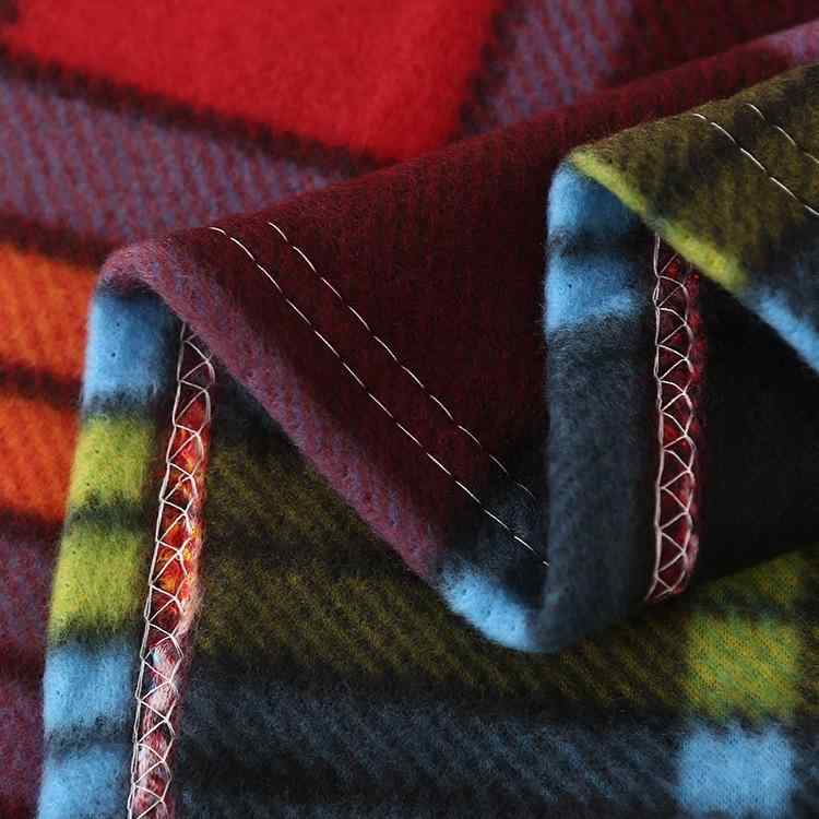 20個セット毛布 ブランケット レトロ 格子柄 仿羊绒 ポリエステル 秋冬 150 200cm あったか 寝具