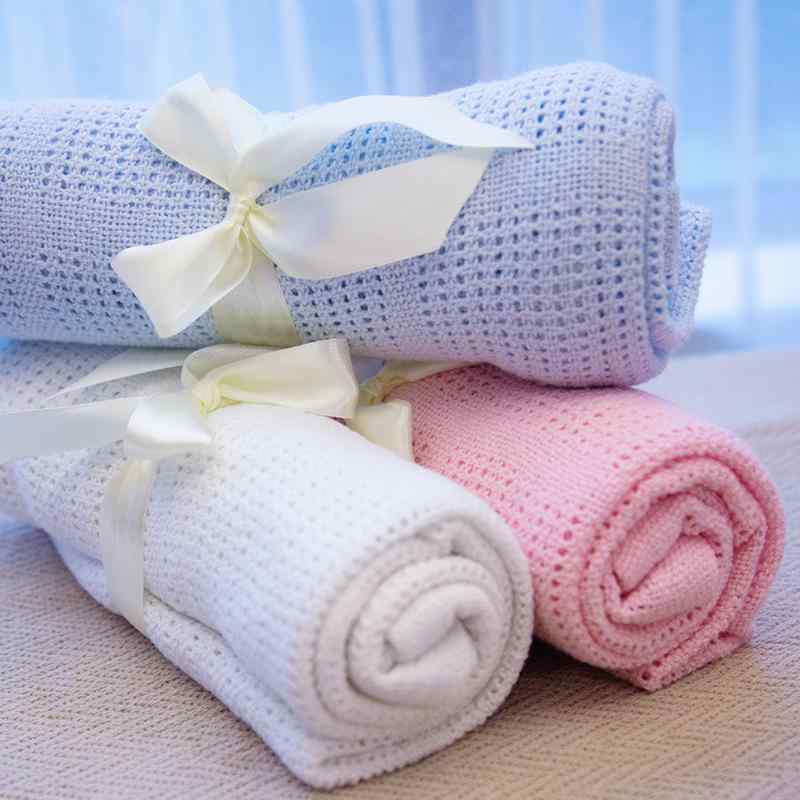 ベビー キッズ 夏用 コットンブランケット 接触冷感 タオルケット 柔らかい 通気性 無地 70x90cm 春夏 ..