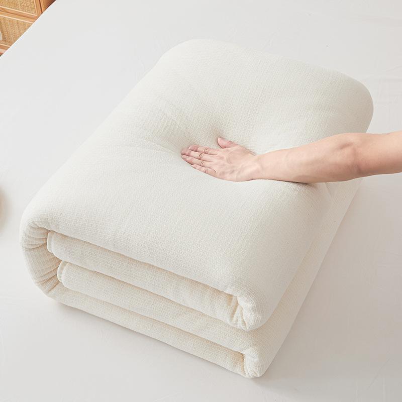 掛け布団 長絨綿 新疆綿 肌掛け布団 ベッドパッド 敷き布団 敷布団 春秋冬 保温 吸湿性 通気性