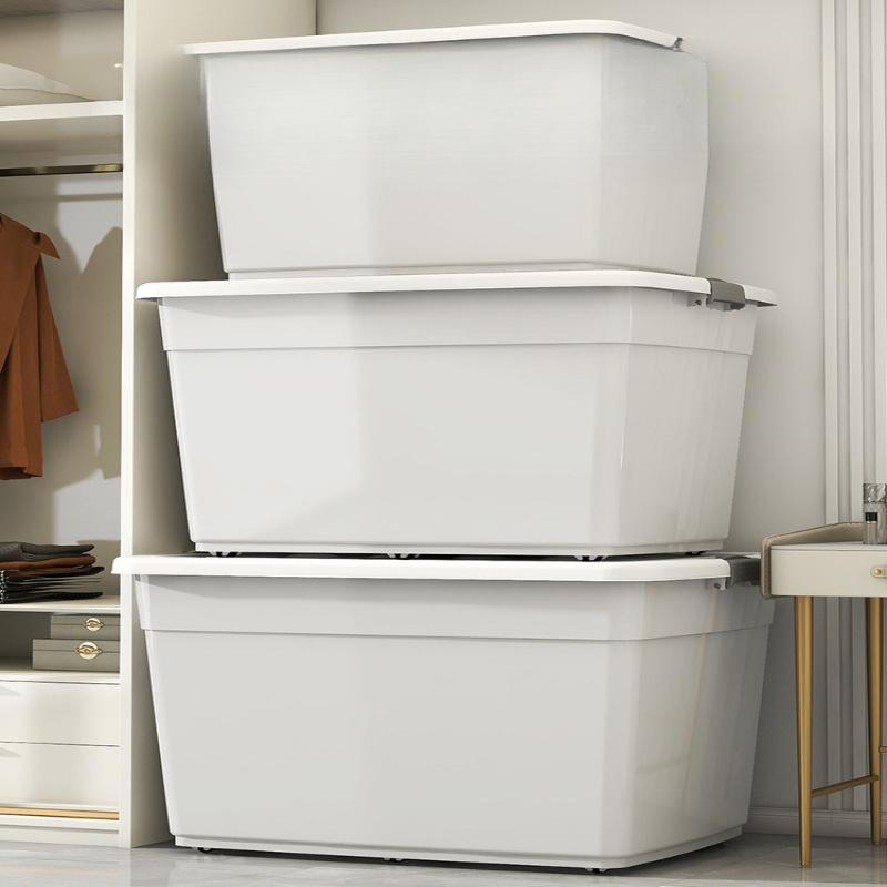 収納ボックス 大容量 プラスチック製 厚手 特大サイズ 衣類収納ケース 布団収納ケース 整理ボックス おもちゃ箱 食品ストッカー 星空グレー 霧 ब्लू 千禧ピンク 清柠グリーン