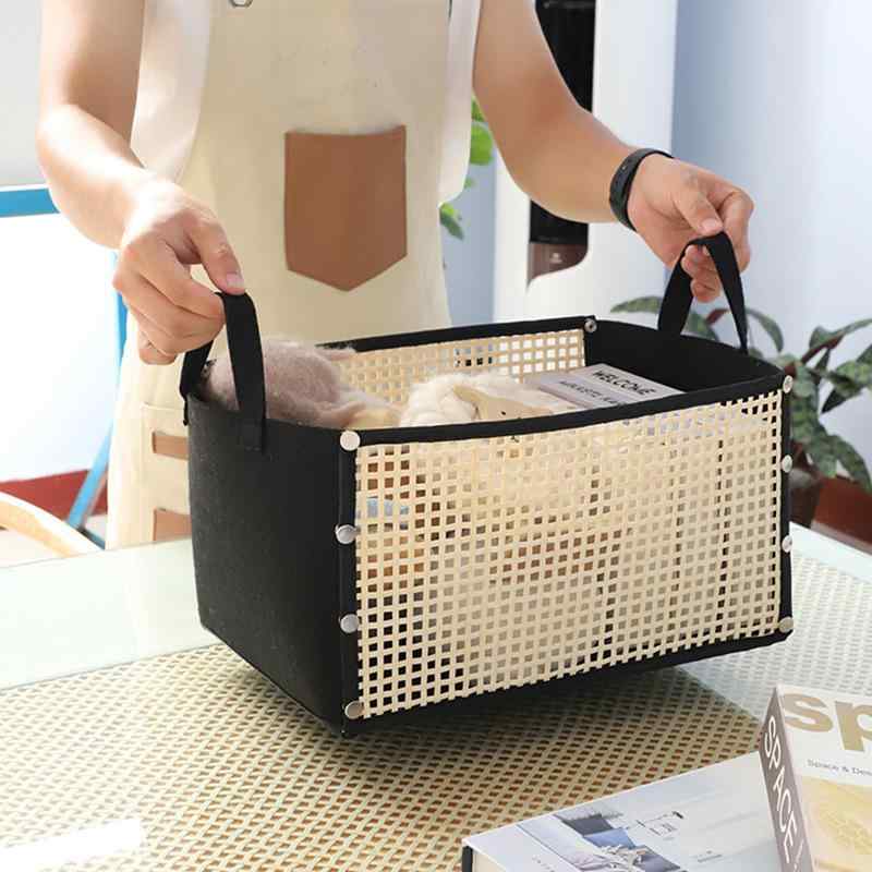 収納ボックス レディース 折りたたみ 大容量 布製 衣類収納 整理ボックス ランドリーバスケット 脱衣かご 雑貨収納(x2)