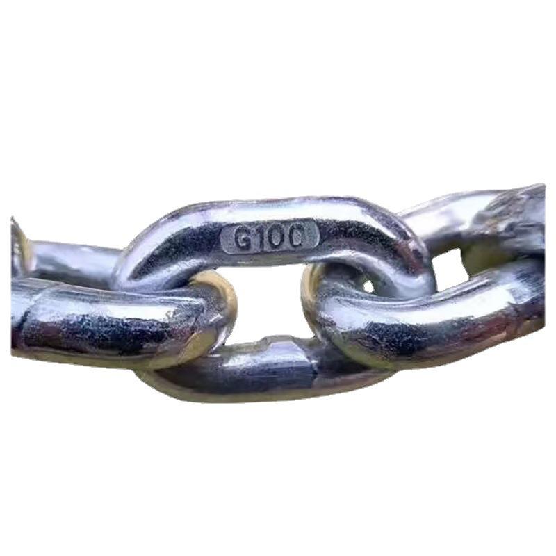 チェーン 亜鉛メッキ鉄チェーン 防護柵チェーン 船舶 鉱山 起重機 マンガン鋼(x50)