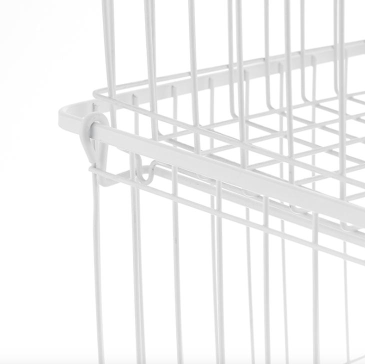 収納ボックス レディース アイアン 収納バスケット キッチン収納 デスク収納 雑貨 小物入れ 野菜ストッ..