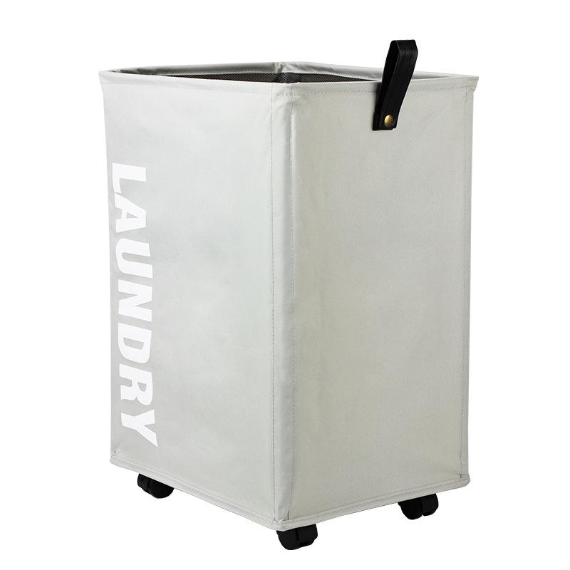 ランドリーバスケット 車輪付き 大容量 折りたたみ ランドリーボックス 牛津布 オックスフォード ラン..