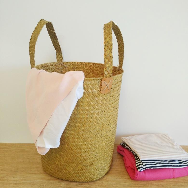 ランドリーバスケット 柳編み 草編み 衣類収納 洗濯かご 脱衣かご 雑貨収納(x20)