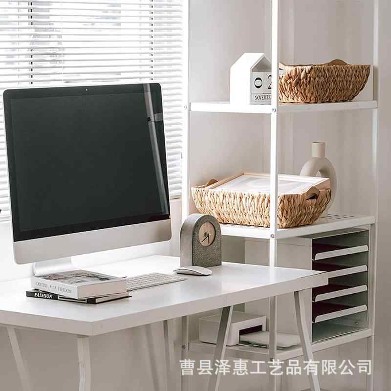 収納用品 小物入れ 編み込み バスケット 卓上 フルーツ CD リモコン 雑貨 収納ケース 持ち手付き 田園風(x40)