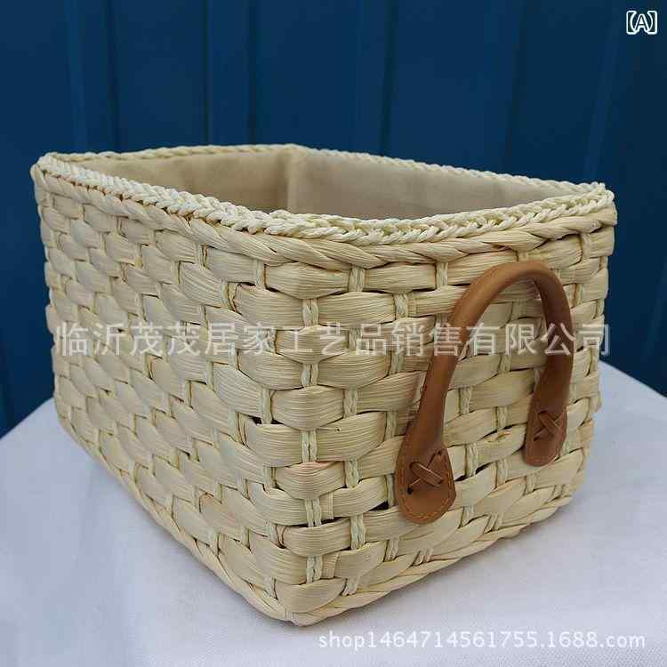 収納ボックス レディース 柳編み 草編み ランドリーバスケット 卓上収納ケース おもちゃ箱 スナック収..