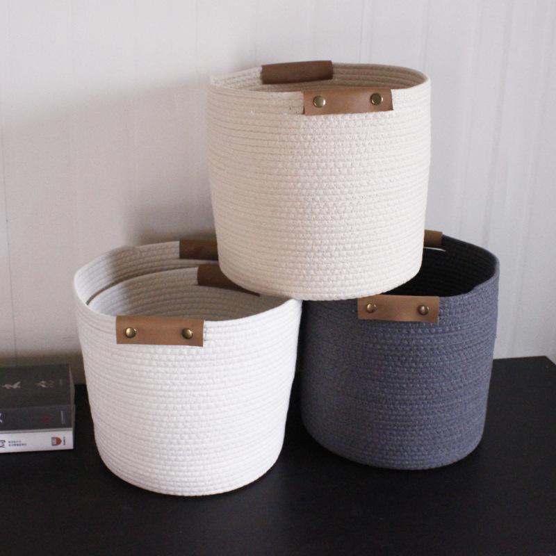 収納ケース レディース 綿ロープ バスケット 折りたたみ ランドリーバスケット おもちゃ 衣類 雑貨 日..